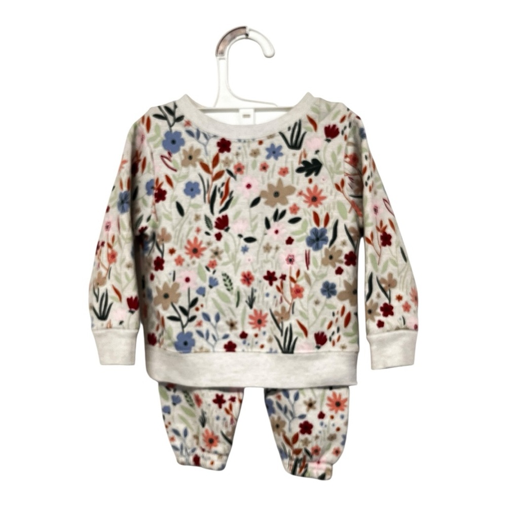 Garanimals |‎ Floral Spring 2 piece Set Outfit Long Sleeve  Shirt Pull On Pants